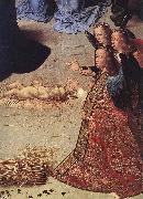 GOES, Hugo van der The Adoration of the Shepherds (detail) oil painting reproduction